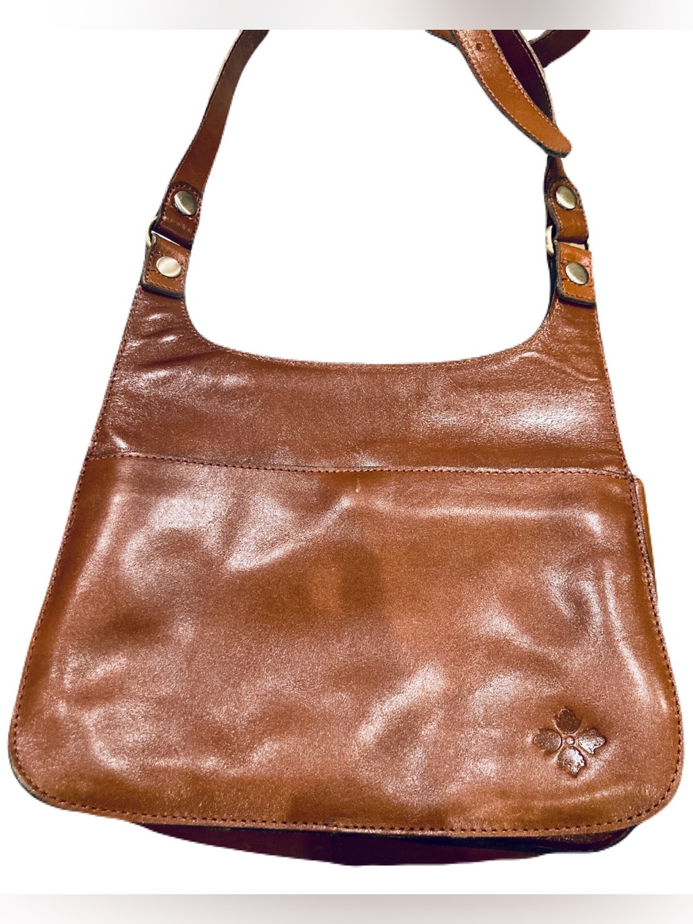 Patricia Nash London Leather Saddle Crossbody Bag - Picture 10 of 10